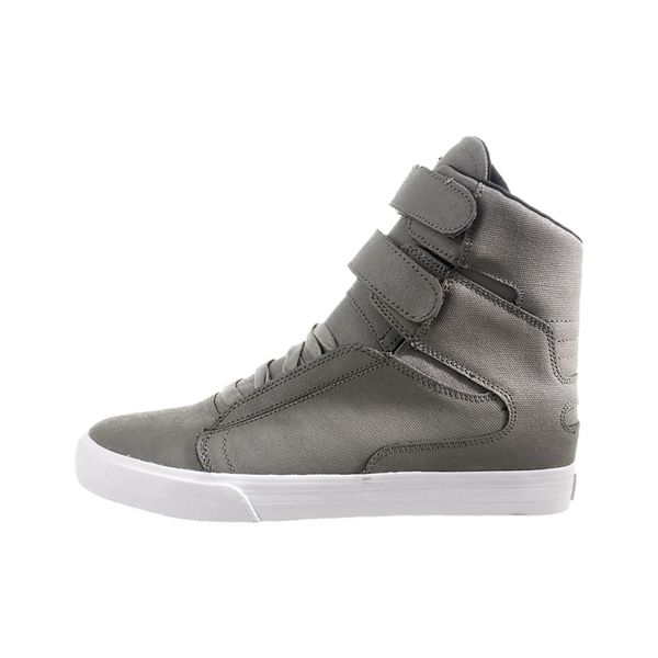 Supra Mens TK Society High Top Shoes - Grey | Canada V9931-9E20